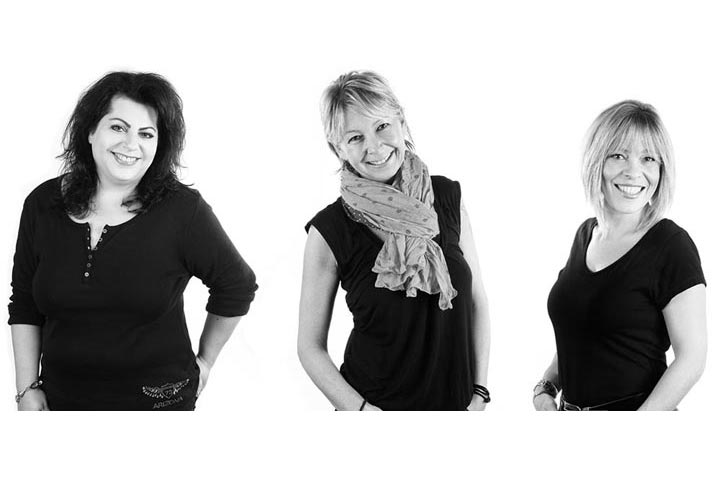 Das Team des Frisörs